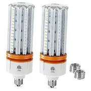 1000W Equivalent LED Corn Light Bulbs, 15000 Lumen, 2 Pack 100W 5000K Daylight