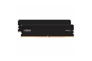 Crucial Pro 48GB (2x24GB) DDR5 UDIMM 6000MHz CL48 Black Heat Spreader Support Intel XMP AMD Ryzen for Desktop PC Gaming Memory