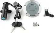 Pexorin for YZF-R25 R3 2015-2019 Ignition Switch Fuel Gas Cap, for Seat, Lock Key Set Motorcycle Ignition Switch