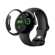 Supershieldz Designed for Google Pixel Watch 3 41mm Screen Protector Case Black