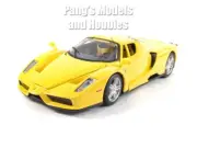 2003 Ferrari Enzo (F-140) - 1/24 Scale Diecast Model by Bburago - YELLOW
