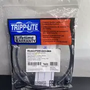 Tripp Lite DisplayPort 1.4 Cable Latching Connectors 8K 60Hz M/M Black 3ft
