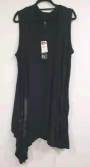 Taking Shape Hairy Maclary Black Sleeveless Dress Size M