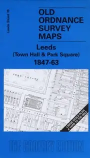 Leeds Town Hall and Park Square 1847-63 by G. C. Dickinson NEW Sheet map folde