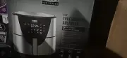 Bella 90088 5.3 qt. Stainless Steel Digital Air Fryer - Silver