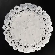 50 - 10" White FRENCH LACE Paper Doilies || White Paper Lace Doily
