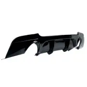 For BMW 3er E92/E93 2006-2013 With M-PACKET Rear Diffuser Black Gloss