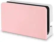TIKOdirect Custom Faceplate Cover for Nintendo Switch OLED Charging Dock, Hard PC Slim Shell Anti-Scratch [No Screwdriver Installation] for Switch OLED Dock, Pink
