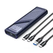 UGREEN M.2 NVMe SATA SSD Enclosure Adapter 10Gbps USB 3.2 Gen2 USB-C External Enclosure Supports M and B&M Keys Interfac