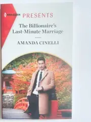 The Billionaire's Last-Minute Marriage by Amanda Cinelli .. 2022 HP .. New