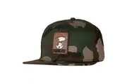 Peanuts Camo Snoopy Adjustable Flat Bill Hat