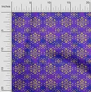 oneOone Viscose Chiffon Purple Fabric Batik DIY Clothing Quilting Fabric Print Fabric by Meter 42 Inch Wide