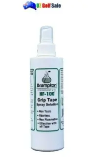 Brampton HF-100 Pump Spray Golf Grip Tape Activator Solvent Solution 4oz Bottle