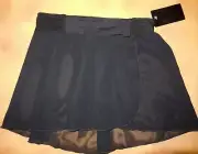 NWT Dance Ballet Bloch Black Mock Wrap Side Gathers Skirt Ladies Sm Adult R1721