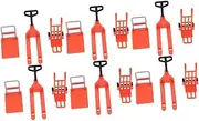 VICASKY 3 Sets Mini Moving Tools Micro Landscape Hand Trolley Model for Funny Construction Vehicle Traffic Accessory for Sand Table Play