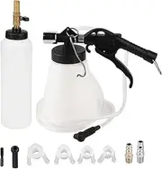 Pneumatic Brake Bleeder Kit, Oil Pumping : 1000mL Capacity of Oil Filling : 750mL, Brake Fluid Bleeder Kit for One Person Brake Bleeding, Automotive Fluid Extractor