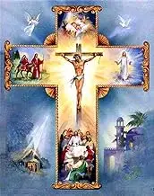 Diamond Painting Kits for Adults Beginner, 5D Full Drill DIY Diamond Number Kits, Religious Diamond Paintings Christianity Mosaic Painting for Home Wall Decor, 12"x16" Canvas (Picture#11)