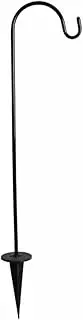 LOORGVEL Shepherd Hook Garden Hook for Outdoor Use for Courtyard Rustic Style Decoration for Lanterns and Bird Feeders