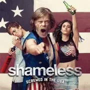 Shameless TV Show, Gallaghers, Screwed in the USA, Vinyl 3" Die Cut Sticker