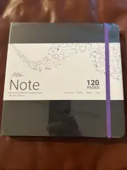 NEW SEALED Articka Note Hardcover Sketchbook Square Hardbound Journal 120 Pages