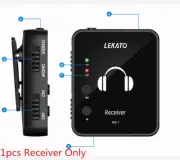 LEKATO MS-1 Wireless in-Ear Monitor System 2.4G Stereo Guitar Bass Receiver ONLY