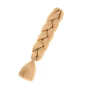4 Pcs 24 Inch Jumbo Braiding Hair Afro Pre Stretched Synthetic Crochet Hair Extension For Twist