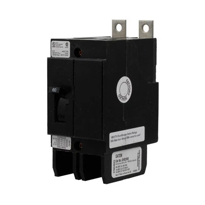 NEW - EATON - GHB2060 - CB, Two-pole, 60 A, 480Y/277 Vac, 125/250 Vdc, 50/60 Hz