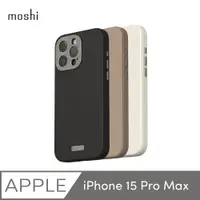 在飛比找PChome24h購物優惠-Moshi iPhone 15 Pro Max Napa 皮