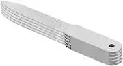 HAKIDZEL Manicure Tool Kit 5pcs Stainless Steel Nail Files Double-sided Nail Files for Fingernails Toenails Pedicure Tool
