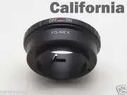 Lens Adapter For CANON FD to Sony NEX5 NEX5C 7 C3 NEX-VG10 VG20 5N Ring Mount