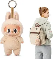 [Ambolio] Labubu, Labubu Keychain, Labubu Plush Doll, Labubu Monster Keychain, Labubu Plush Toy, Labubu Surprise Box, Ideal Gifts for Kids, Boys and Girls (White), white, Large