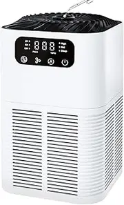 Air Purifiers for Home, 3 in 1 Filters for Bedroom, H13 HEPA Air Purifier with Fragrance Sponge, 22 dB Quiet Air Filter for Pets Dust Dander Pollen, Portable Air Purifier for Office Desktop