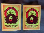 Lot (2) T. REX 1 3/4" x 2 1/2" Band Photo STICKERS Fast! FREE SHIP! Marc Bolan