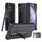 For Samsung Galaxy Fold6/5/4/3 Screen Protector Pen Holder Hinge Case with Pen