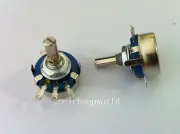 10x WH5-1A 4mm Shaft 3 Terminal Linear Taper Rotary Potentiometer Pot 1.5K ohm