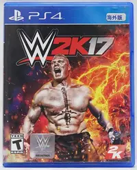 在飛比找Yahoo!奇摩拍賣優惠-PS4 WWE 2K17 美國職業摔角聯盟 2K17 英文字