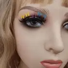 Colorful 5D Mink Lashes Fluffy False Eyelashes Butterfly Lashes Stage