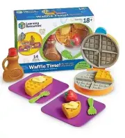 Learning Resources New Sprouts Waffle Time, 14 Piece Set, Ages 18 mos+