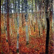 36 x 36 Art Mural Ceramic Backsplash Bath Klimt Forest Tile #662
