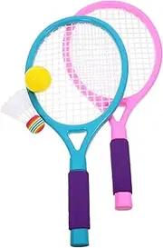 SUPVOX 1Set Portable Badminton Racket for Adults Lightweight Mesh Badminton Rackets with Balls for Outdoor and Indoor Family Fun Durable Design for Lasting Use
