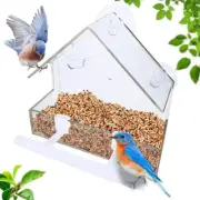 Window Bird Feeder Bird House for Outside with Strong Suction Cups