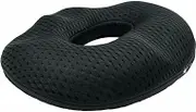 Bodyassist Donut Seat Pillow, Memory Foam Cushion, Ergonomic Support for Coccyx and Hip Pain (Mens)