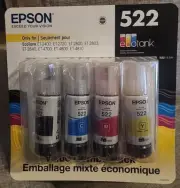 Epson T5221-4-SVH EcoTank Ink Bottle Black & Color Combo Pack