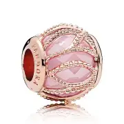 Authentic Pandora Pink CZ Intertwining Charm