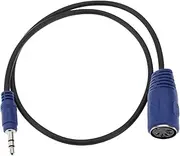 YINETTECH 5 Pin MIDI Female to TRS 3.5mm Male Cable Compatible with Akai MPC Studio MPC Touch MPX8 SQ-1, Straight TRS