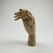 Body Artist Model Articulated Mannequin Wood right Hand Manikin for Art Drawing