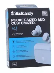 Skullcandy Pocket-Sized And Customized Mod Wireless Ear Buds (Light Grey Blue)