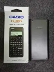 Casio FC-200V 2nd Edition Financial Calculator 10+2 Digits Dual Power Calculator