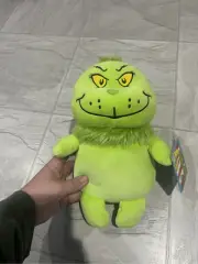 Aurora 9.5” Squishy Grinch NEW Christmas Plush