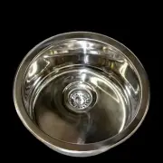 Camec Stainless Steel Round Basin 450mm Caravan Camper Trailer PopTop Motorhome